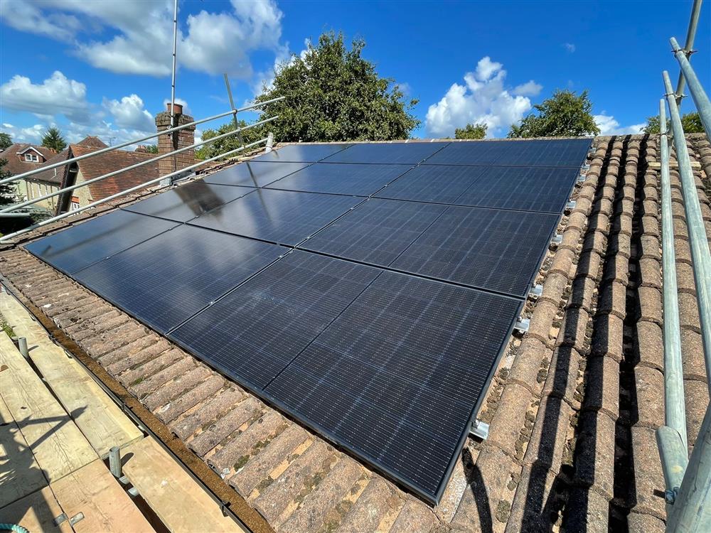 Domestic Solar and Battery Installation in Fleet, Hampshire