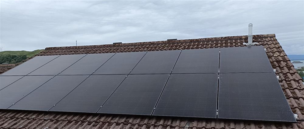 Domestic Solar and Battery Install in Oban, Argyllshire