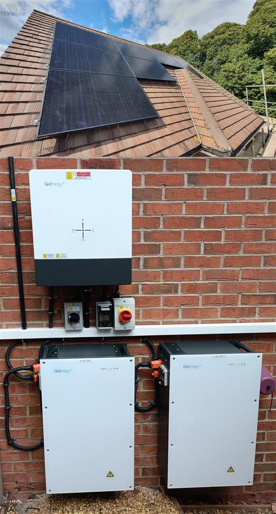 Domestic Solar and Battery Install in Pulborough, Surrey
