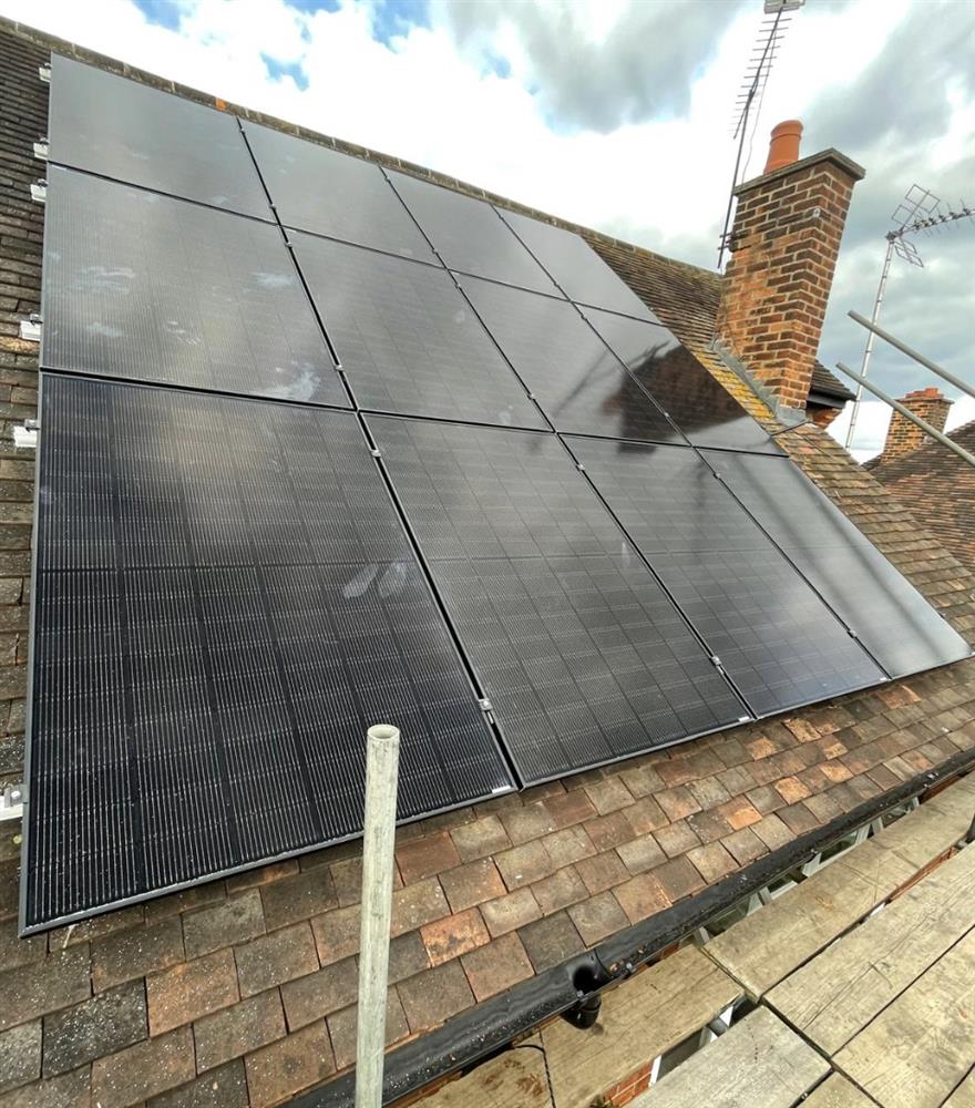 Domestic Solar installation in Caversham, Reading, Berkshire