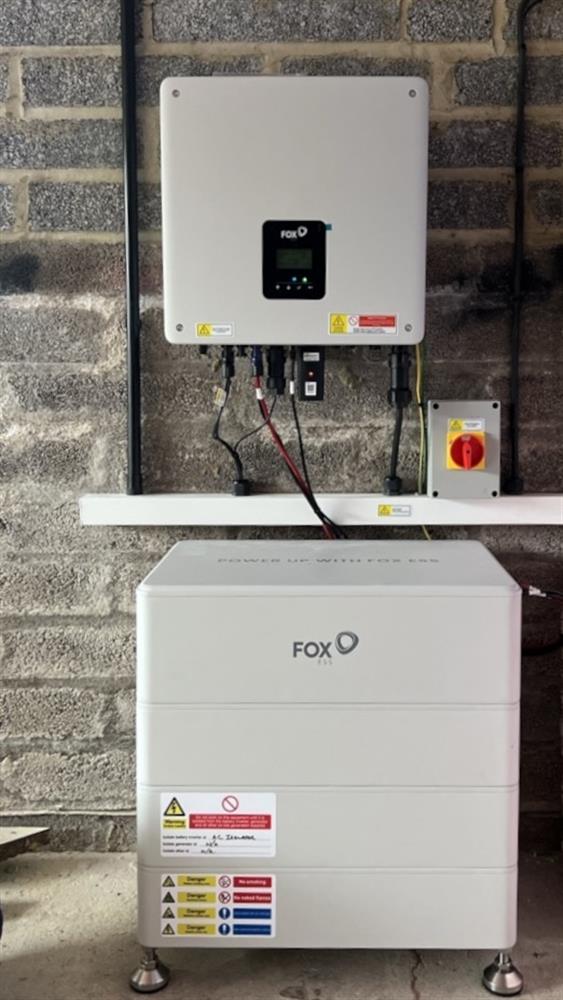 Domestic Solar and Battery Installation in Shepton Mallet, Somerset.